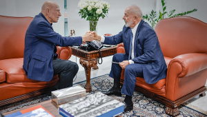 Encontro entre Lula e o fotógrafo Sebastião Salgado