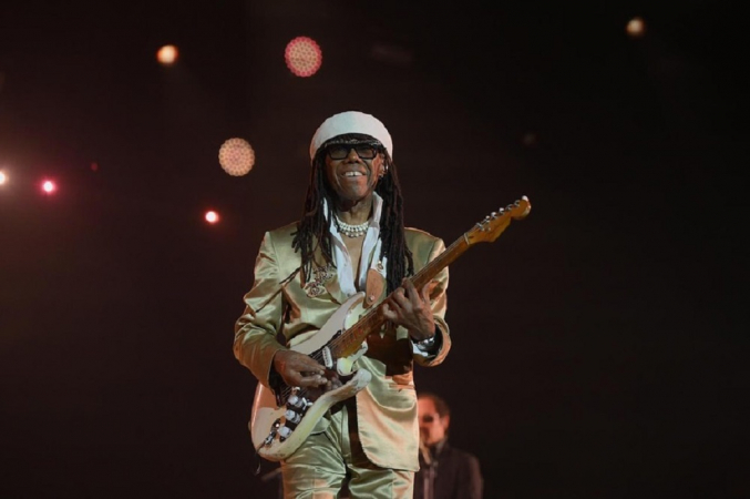 Nile Rodgers se apresentou no C6 Fest neste domingo (25), no Parque Ibirapuera