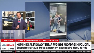 Homem baleado