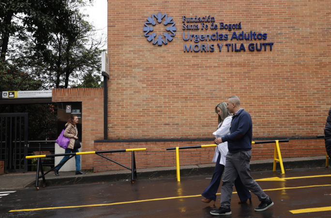 Hospital onde está internado Miguel Uribe