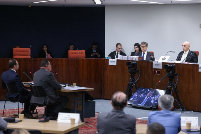 O ex-ministro Paulo Sérgio Nogueira é interrogado no STF