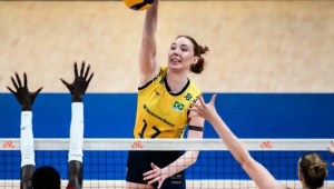 Júlia Bergmann, do Brasil, foi a maior pontuadora da partida, com 17