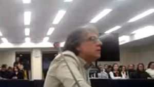 Paulo Cupertino depõe durante o julgamento sobre a morte do ator Rafael Miguel e dos pais dele