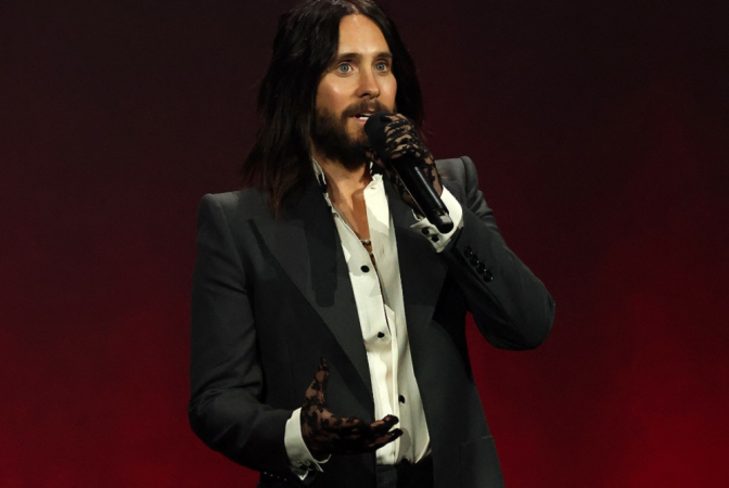 O ator americano Jared Leto