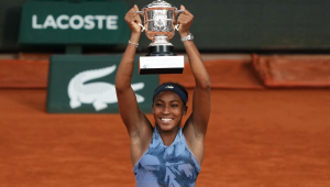 Coco Gauff campeã de Roland Garros