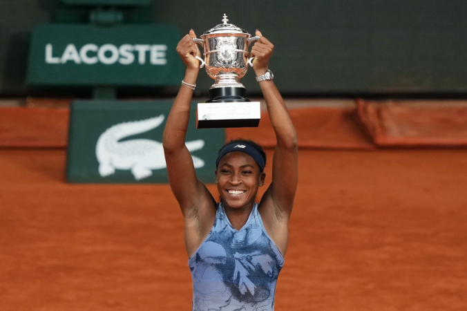 Coco Gauff campeã de Roland Garros