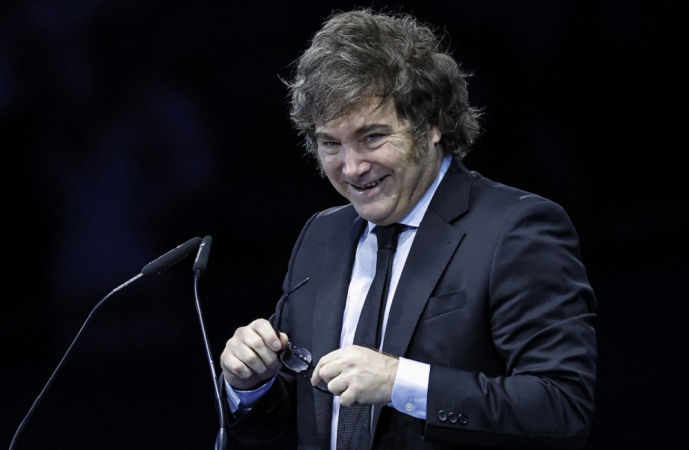 O presidente da Argentina, Javier Milei