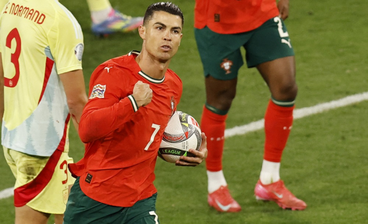 Liga das Nacoes Portugal e Espanha