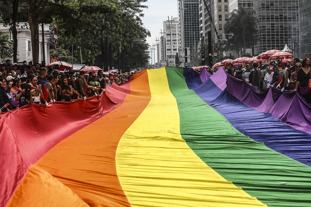 Parada LGBT+ na Avenida Paulista