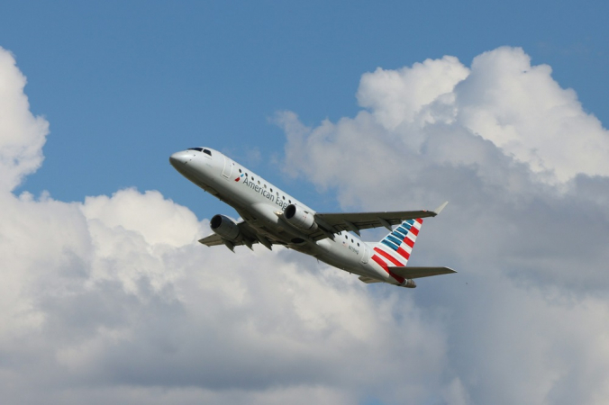 Avião da American Airlines
