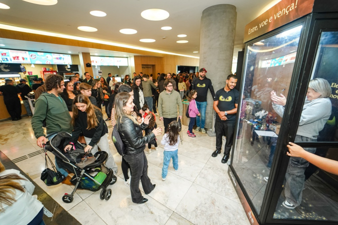 Evento no Cinépolis do Shopping JK Iguatemi, em São Paulo