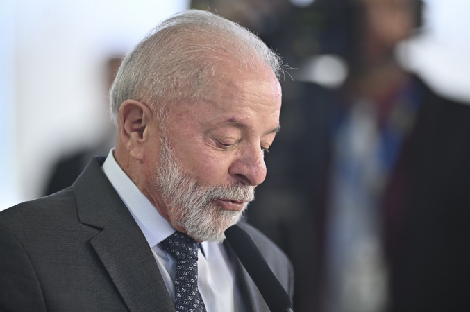 Presidente Lula durante Coletiva