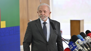 Presidente Lula durante Coletiva