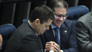 Presidente do Senado, Senador Davi Alcolumbre e Deputado Hugo Motta, presidente da Câmara dos Deputados