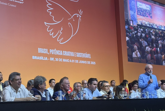 Lula discursa na Convenção Nacional do PSB, que escolheu João Campos como o seu novo presidente