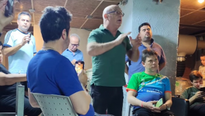 Bunker de hotel em que autoridades de municípios brasileiros buscaram refúgio em Israel — Foto: Reprodução