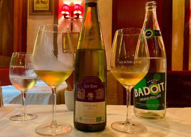Vinho e água