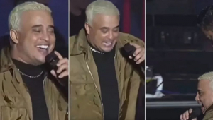 Kauan, da dupla sertaneja com Matheus, cai no palco durante show em Caruaru: ‘Vai virar meme’