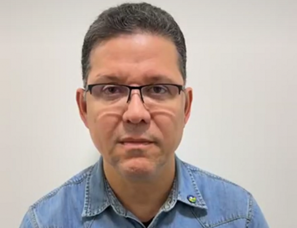 O governador de Rondônia, Marcos Rocha, gravou vídeo para falar sobre sua visita a Israel