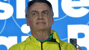 O ex-presidente do Brasil Jair Bolsonaro participa do II Seminário Nacional de Comunicação do Partido Liberal (PL) realizado no Centro de Eventos em Fortaleza