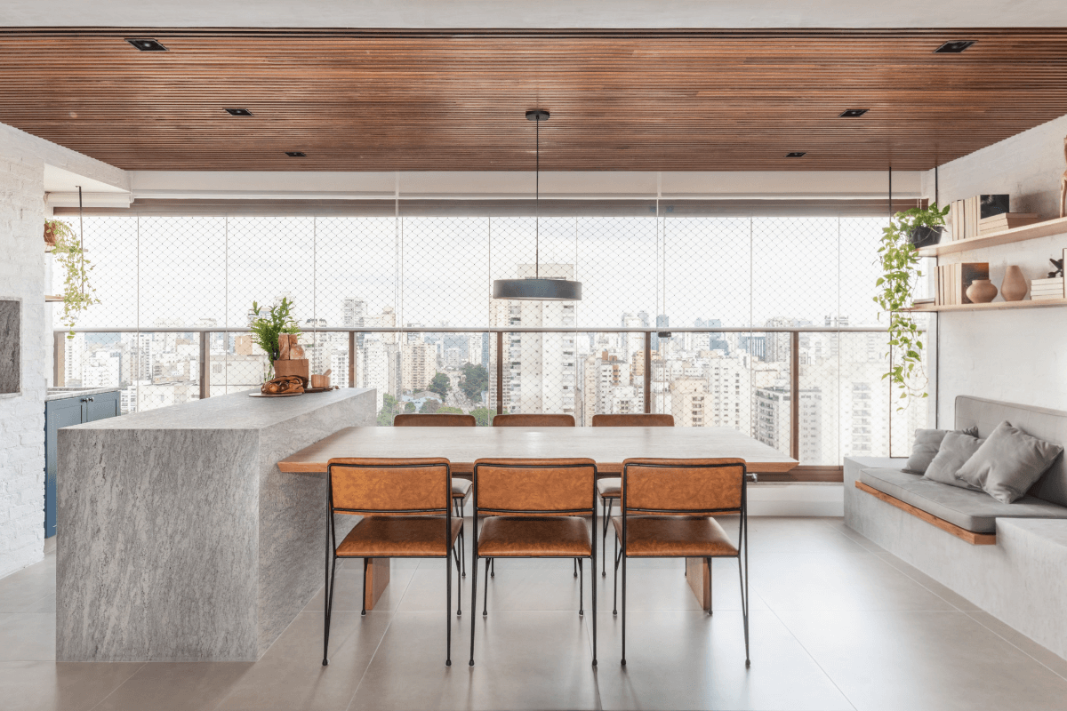 As pedras naturais e sintéticas estão em alta nos projetos de arquitetura e interiores 