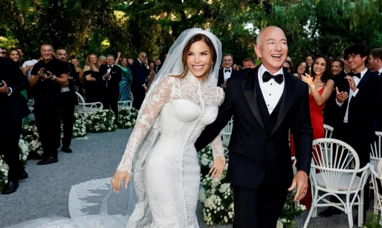 Lauren Sánchez e Jeff Bezos