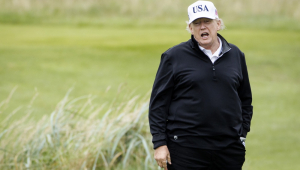 Donald Trump na escócia