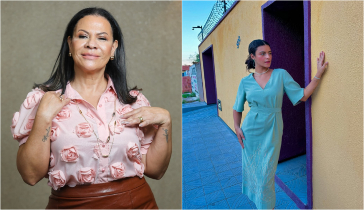 Dona Ruth e filha do piloto