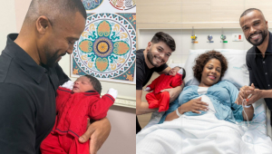 Alexandre Pires anuncia nascimento de neto