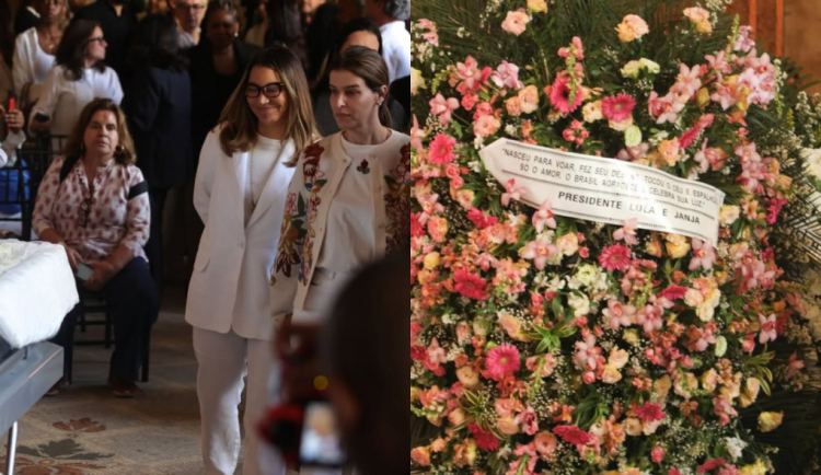 Janja chega ao velório de Preta Gil