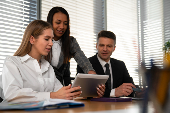 Equipe de negócios trabalhando