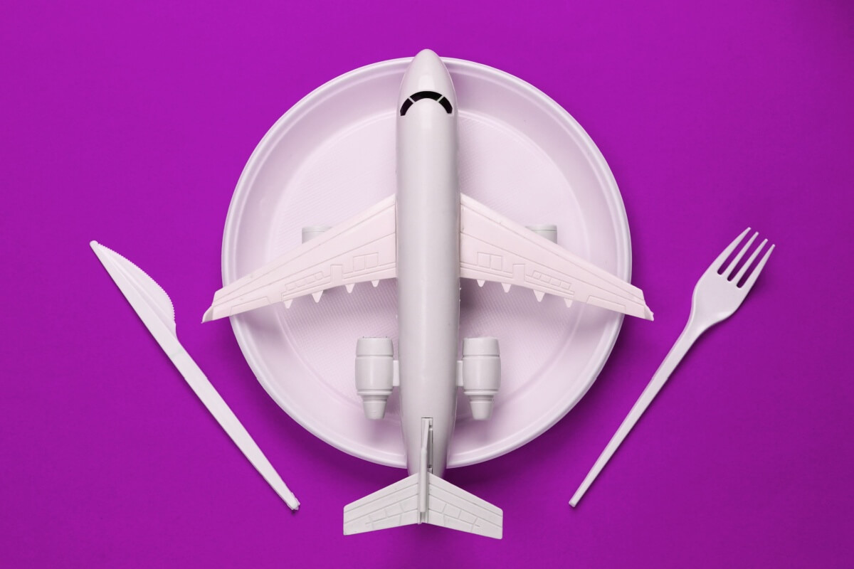 A alimentação antes e durante o voo determina a experiência a bordo 