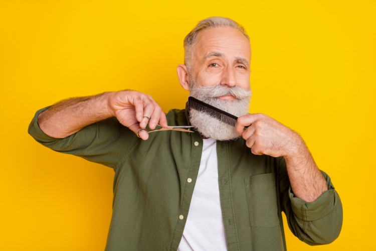 5 cuidados essenciais com barbas grisalhas
