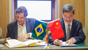Bilateral - Ministro das finanças da China Foto: Diogo Zacarias/MF