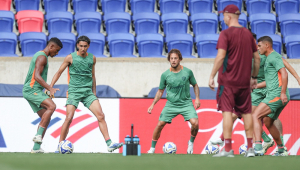Fluminense treina nesta manhã na Sports Ilustrated Arena, em Nova Jersey.'