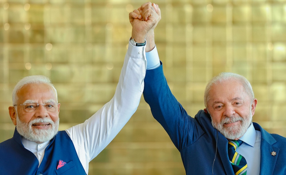 Lula recebe Modi
