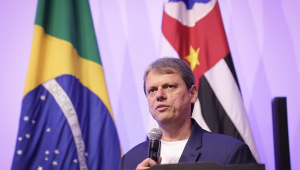 Tarcísio de Freitas no lançamento do Programa Trampolim e Sanção do PL que institui o Programa Superação