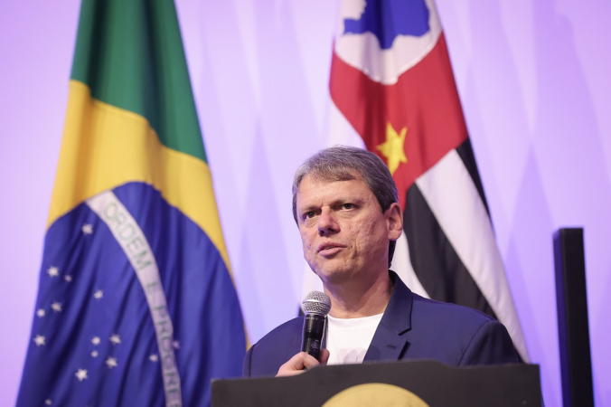 Tarcísio de Freitas no lançamento do Programa Trampolim e Sanção do PL que institui o Programa Superação