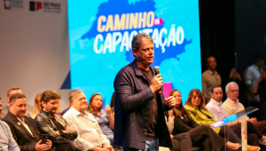 Tarcísio de Freitas em Formatura dos Alunos do Programa Caminho da Capacitação do Fundo Social de São Paulo (Cerquilho - Tietê