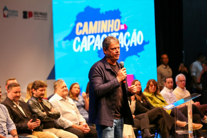 Tarcísio de Freitas em Formatura dos Alunos do Programa Caminho da Capacitação do Fundo Social de São Paulo (Cerquilho - Tietê