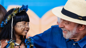 Cerimônia de Entregas do Governo Federal ao Vale do Jequitinhonha Presidente da República, Luiz Inácio Lula da Silva, durante cerimônia de Entregas do Governo Federal ao Vale do Jequitinhonha. Parque de Eventos de Minas Novas, Minas Novas - MG. Foto: Ricardo Stuckert / PR