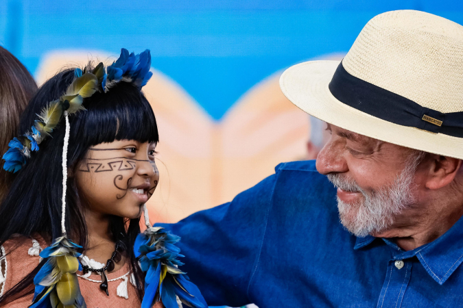 Cerimônia de Entregas do Governo Federal ao Vale do Jequitinhonha Presidente da República, Luiz Inácio Lula da Silva, durante cerimônia de Entregas do Governo Federal ao Vale do Jequitinhonha. Parque de Eventos de Minas Novas, Minas Novas - MG. Foto: Ricardo Stuckert / PR