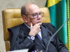 Ministro Gilmar Mendes em sess&atilde;o plen&aacute;ria do STF.