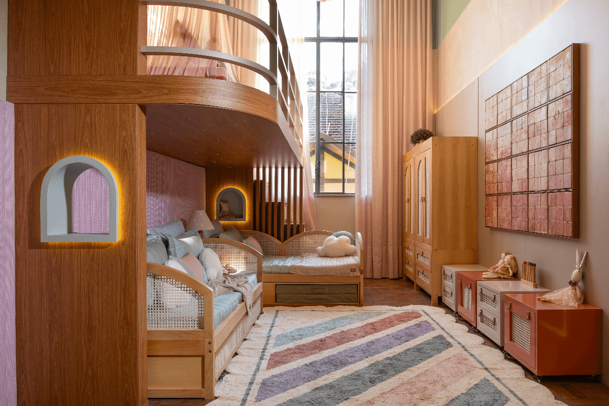 A decoração do quarto infantil pode acompanhar o desenvolvimento das crianças 