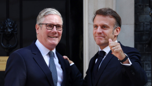 Keir Starmer e Emmanuel Macron