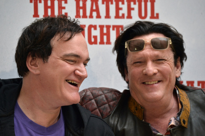 Quentin Tarantino e o ator Michael Madsen