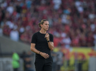 Filipe Luis técnico do Flamengo durante partida contra o São Paulo no estádio Maracanã