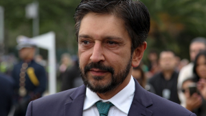 O prefeito de São Paulo, Ricardo Nunes (MDB), participou da cerimônia comemorativa ao 93° aniversário da Revolução Constitucionalista de 1932