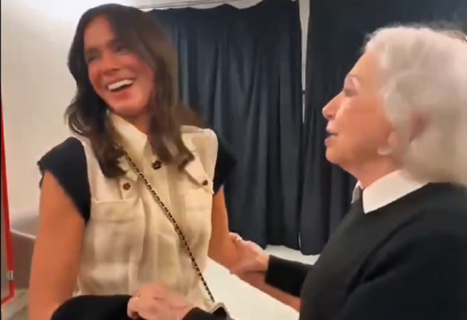 Bruna Martquezine e Fernanda Montenegro