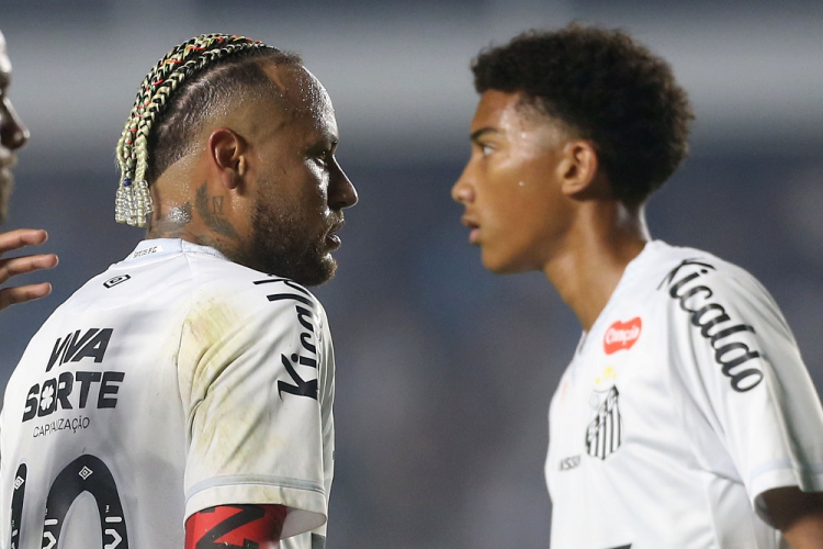 Neymar and Robinho. Jr.